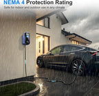 Tesla (NACS) Electric Vehicle Charging Station 48 Amp with App Control - Level 2 EV Charger (240V) Hardwired Compatible with All Tesla Models S/3/X/Y