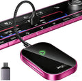 Wigoo 2026 Upgraded Wireless CarPlay Adapter [Plug & Play, 10s Auto Connect] Converts Wired to Wireless CarPlay, No Latency, for Cars from 2015+, for iPhone iOS 10+, Not for Tesla & Android, Pink