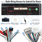 16Pin Aftermarket Android Car Radio Harness Adapter for Honda Civic 2012-2015 CR-V 2012-2015, 16Pin Android Car Stereo Wiring Harness with SWC Radio Antenna Adapter for Honda Civic CR-V