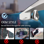 4K Dash Cam Custom fit for Volkswagen Tiguan 2018-2024 Gen2 AD/BW (Model B Gray), Integrated OEM Look, UHD 2160P Video, App & WiFi, Loop Recording, Easy to Install, GPS, 64GB Card
