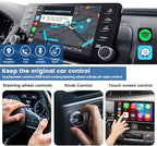 CarlinKit 4.0 CarPlay Wireless Adapter,Android Auto Wireless Dongle for OEM Wired CarPlay Cars,2026 OTA Upgrade-2 in 1,5Ghz WiFi Seamless Auto-Connect,Two Line, CPC200-CP2A for iPhone 6+/Android 11+
