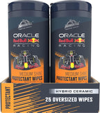 Armor All Podium Series Hybrid Ceramic Medium Shine Protectant Wipes, 25 Count, Interior Car Wipes Developed in Collaboration With Oracle Red Bull Racing