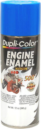 Dupli-Color DE1601 Engine Enamel Spray Paint with Ceramic - Ford Blue - 12 oz Aerosol Can