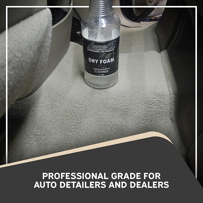 LANE'S Carpet Cleaner Spray- Carpet Cleaner Foam, Removes Odor, Fights Tough Dirt and Stains, Professional Grade Cleaning Spray E-209-16 ounces