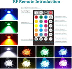 16W Bluetooth APP Control Music Sync Fiber Optic Light Source RGBW Light Box Engine Diver for Car Starlight Headliner Home Indoor Star Ceiling Decoration