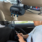 MAGJIEYX Multi Retractable Car Charger Station, Headrest 3 in 1 Charging Box Share Ride Dock for Backseat with Fast 38W Charger Adapter for All Phones|iPhone17/16/15/14|Samsung|iPad|Android