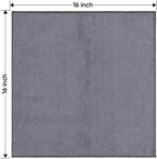 HOMEXCEL Microfiber Cleaning Cloths 12 Pack, Premium 16 x 16 inch Microfiber Towel for Cars, Ultra Absorbent Car Washing Cloth, Lint Free Streak Free Wash Cloths for Car, Kitchen, and Window, Grey