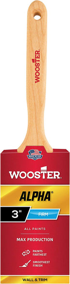 Wooster 4232-3 Alpha Flat Sash Paintbrush, 3-Inch
