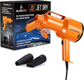 Suds Lab JD Jet Dry Car Drying Blower with 2 Nozzles & 20 ft Power Cord – 1.5 HP Powerful & Compact Car Dryer Air Blower for Removing Water, Dust & Debris