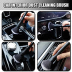 Car Detailing Brush Set, Car Wheel Brush, Tire Brush, Car Interior Dust Cleaning Kit, Ultra Soft Boars Hair Car Interior Detailing Brushes, for Cleaning Car Interior Exterior