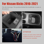 YJYWZH Car Armrest Box for Nissan Kicks Accessories 2016-2021 Center Console Storage Organizer Double Layer Space with Cup Holder Mobile Phone Holder (White Thread)