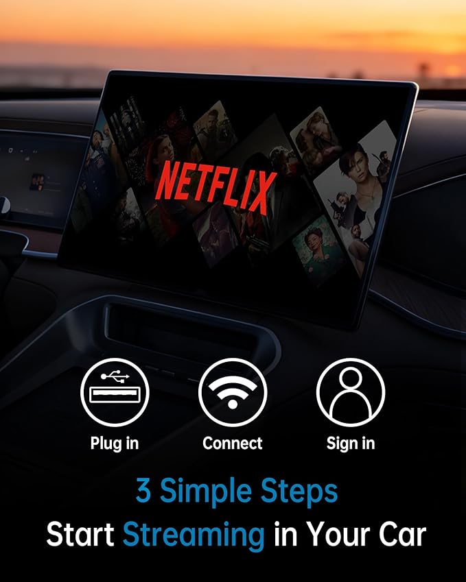 Magic Box 3.0 Pro – Snapdragon 6125 Octa-Core, HDMI & Dual Display | Supports 4G SIM Card | Stream Netflix, Disney+, YouTube, Prime Video | Wireless CarPlay & Android Auto | for Wired CarPlay Cars