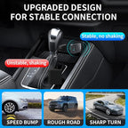 Wireless CarPlay Adapter,Convert Wired to Wireless CarPlay Adapter,Plug&Play 2-in-1 CarPlay & Android Auto Adapter,Fast&Stable Mini USB&USB-C/Type-C Car Adapter,Suitable for iOS10+/Android11+（Black）