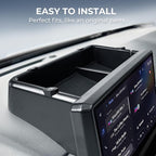 Dashboard Storage Tray Dash Organizer for Toyota Tacoma 2026 2025 2024 & 4Runner 2026 2025 (Only for 14 inch Screen), Interior Accessories Center Console Organizer Storage Tray, Black