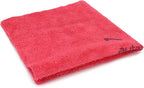 Autofiber [Quadrant Wipe] Premium Coating Leveling Towel (16"x16") 10 Pack (Red)