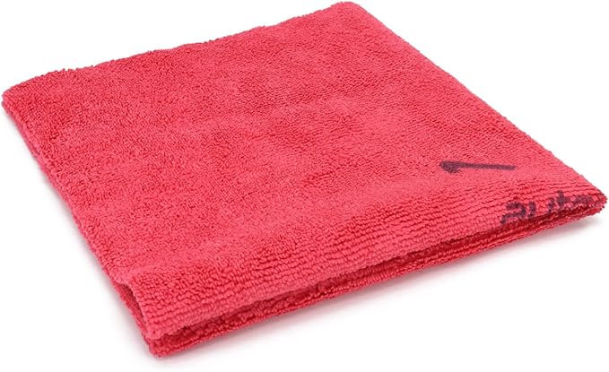Autofiber [Quadrant Wipe] Premium Coating Leveling Towel (16"x16") 10 Pack (Red)