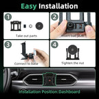 Car Mount for Mazda CX5 (2017-2025 2026), Magnetic Phone Holder, Magsafe Car Mount Charger, Dashboard Phone Holder, 15W Wireless Fast Charging, Cell Phone Automobile Chargers, CX-5 Accessories