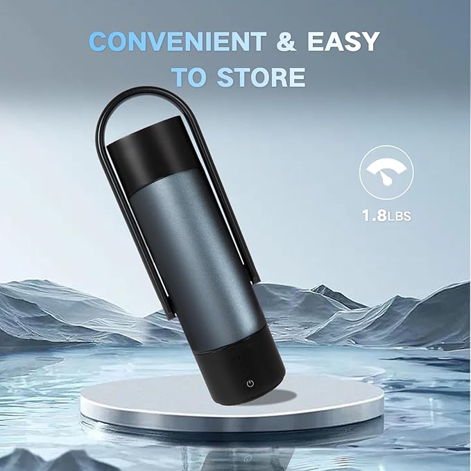 Verazon Car Vacuum Cleaner, 2-in-1 Blower Handheld Cleaner, 9000PA Car Vacuum Portable Cordless with Multi-Nozzles, Handheld Vacuums with Dual Filters, Mini Vacuum Cleaner for Home, Office, Pet