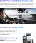 VIOFO A229 Pro 3 Channel 4K HDR Dash Cam, Dual STARVIS 2 Sensors IMX678 & IMX675, 4K+2K+1080P Front Inside and Rear Triple Car Camera, 5GHz WiFi GPS, Voice Control, 24H Parking Mode