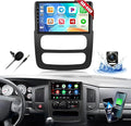 4G+64G Car Stereo Radio for 2002 2003 2004 2005 Dodge RAM 1500 2500 3500 with Wireless CarPlay Android Auto Android 15 Head Unit 9" Touch Screen Radio with 16EQ GPS FM Bluetooth 5.0 HD Backup Camera