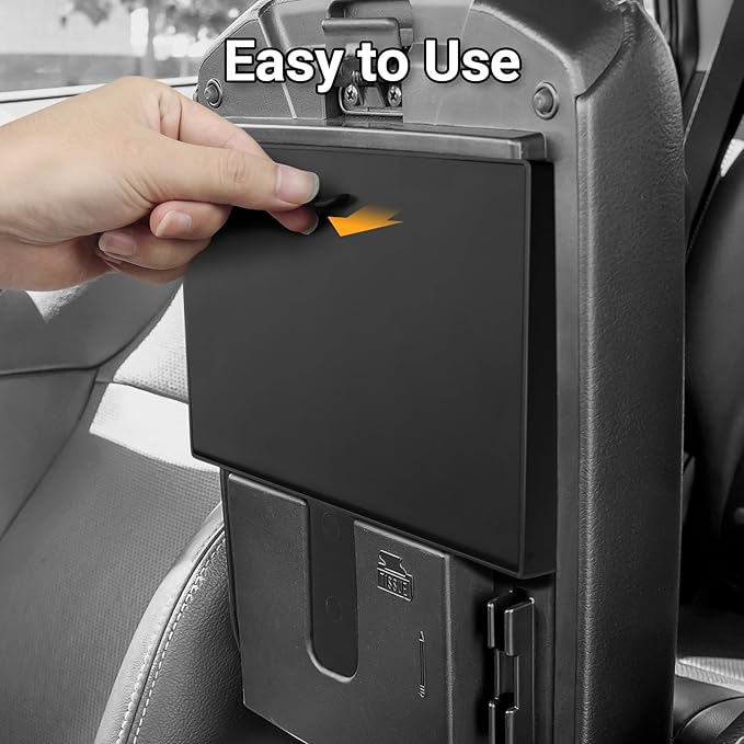 Hellet 4PCS Center Console Organizer Compatible with Toyota 2014-2020 2021 2022 2023 2024 4Runner Interior Accessories Hidden Storage Drawer Box
