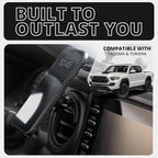 Tackform Link Vent Mount Universal Magnetic Phone Holder Compatible with 2016-2023 Toyota Tacoma and 2014-2021 Toyota Tundra | Billet Aluminum Base, No-Slip | Short Reach | NOT Compatible With MagSafe