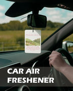 Cute Pink Christian Cologne Car Air Freshener 4 Pcs, Preppy Floral Religious Bible Verse Hanging Air Freshener for Cars Bathroom Dorm Books Decor, Pink Girly Accessories Gifts for Women Girls