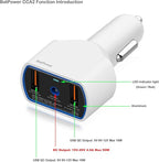 BatPower CCA2 120W Laptop Car Charger - Magnetic Design, DC 12V-24V - Compatible with MacBook Pro/Air (M1/M2) & Other Devices