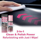 2026 Upgrade Interior Detailer Spray - All Purpose Car Interior Cleaner for Leather, Dash & Plastic, Polishing Cleaner Car Interior Spray with Protective Shield & Fresh Scent (2 Pack)