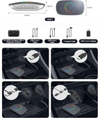 Magic Box - AI Box CarPlay Android Auto Wireless 2GB+16GB, Support YouTube, Netflix, Prime Video, Disney+, Spotify w/HDMI Output, Dual Wi-Fi & BT (5.4 & 4.2), USB Playback, AI-Powered, OTA