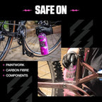 Muc-Off High Performance Waterless Bike Wash 750ml (Pack of 1) | Spray & Wipe Bike Cleaner | No Water Needed | Safe on Carbon Fibre | Cleans & Polishes with a Streak-Free Finish