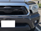iJDMTOY Smoked Lens Amber LED Grille Lights Kit Compatible With 2012-up Toyota Tacoma, Center Set 2-Piece Marker Lamps w/Wiring & Hardware