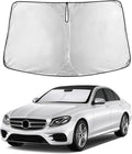 EcoNour Windshield Sunshade Compatible for Mercedes-Benz E-Class 2010-2014 2015 2016, Sun Visor for Front Windshield & Window Sun Shade Cover, UV Heat Blocker & Protector, Car Accessories
