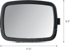 Munchkin Baby Car Mirror for Rear Facing Car Seats, Pivot 360 Baby in-Sight Adjustable Auto Mirror, Black