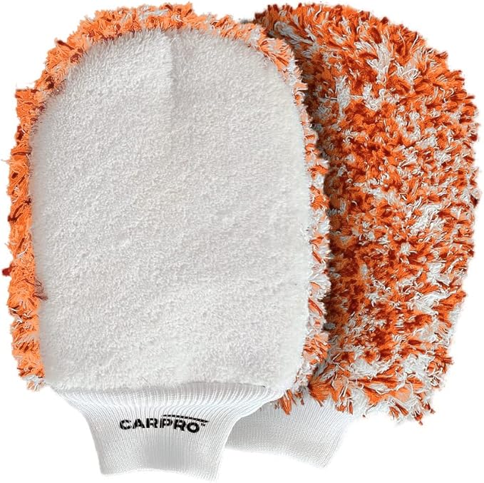 CARPRO WheelsMitt - Car Wheel, Tire & Plastic Cleaning Car Wash Mitt Sponge Tool Glove, for Foam Gun, Foam Cannon, Other Cleaning Supplies (1 Glove)