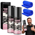 Car Interior Protectant Spray, 2026 New Polishing Cleaner Car Interior, Finish No Greasy Wet Look, Restore to Factory Like Condition, Suitable for Rubber, Plastic and Leather (2)