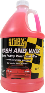 Ardex Wash & Wax 5215 | Clean, Shine & Protect in 1 Step | Concentrate 1:128 dilution | For Auto, Marine & RV | 1 Gal | Made in USA
