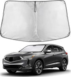 EcoNour Windshield Sunshade Compatible for Acura RDX 2019-2024 2025 2026, Sun Visor for Front Windshield & Window Sun Shade Cover, UV Heat Blocker & Protector, Car Accessories