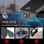 Mangoal 4K Dash Cam Custom fit for Toyota 4Runner 2020-2024 Gen5 N280 (Model A), TRD Sport Limited Pro Off-Road Venture SR5 Premium, Integrated OEM Look, UHD 2160P Video, App & WiFi, GPS, 64GB Card