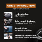 Detail Spray (16 fl. oz) - Premium Ready to Use Waterless Car Detail Spray, Made in USA, Non-Abrasive, Safe on All Coatings, Hydrophobic Protection