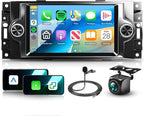 6+128G for Dodge Ram 1500 06-08,Chrysler 300C 05-07,Chrysler PT Cruiser,Dodge Magnum,Jeep Commander/Patriot,Jeep Grand Cherokee Android Car Stereo Wireless Carplay Android Auto,6.2“ for Ram Radio