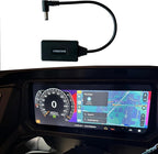 Wireless CarPlay Headset Bypass Fit for Harley Davidson 2024-2025 Street Glide Road Glide CVO/ST Accessories Plug-N-Play (DC)