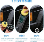 Car Plastic and Trim Restorer – Back to Black Restores Faded Trim, Rubber & Vinyl, Long-Lasting Ceramic Coating & UV Protection, Non-Greasy Formula Black Plastic Restorer for Interior and Exterior
