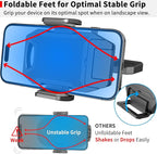 APPS2Car Sturdy CD Slot Phone Mount with One Hand Operation Design, Hands-Free Car Phone Holder Universally Compatible with All iPhone & Android Cell Phones, for Smartphone Mobile (Faux Leather)