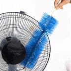 Fan Cleaner Brush，Fan Brush Cobweb Duster Microfiber Duster Ideal for Ceiling Duster, Air Vents, Curtains，Cleaner for Box （2PCS） (Grey)