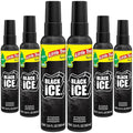 LITTLE TREES Car Air Freshener | Spray Provides a Long-Lasting Scent for Auto or Home | On-the-go Freshness | Black Ice, 6 Air Fresheners
