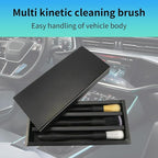 1 Pack 3 Pcs Car Detailing Brush,8.66 * 0.95in Automotive Brushes- Washing & Cleaning Air Vent for Wheels, Suitable for Most Cars, Trucks, Suvs