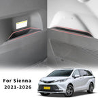Trunk Organizer Box for Toyota Sienna 2021-2026 TPE Side Trunk Storage Multipurpose Car Storage Box Blocks Trunk Divider