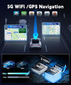 [4G+128G] Car Stereo for Honda Accord 8th 2008-2013 with 5GWiFi/Android 15/Wireless Carplay Android Auto,10.1" Incell Touch Screen Radio,GPS/EQ DSP/Bluetooth5.0/SWC/AHD Backup Camera