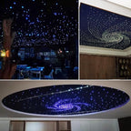Upgraded Starlight Headliner Kit 16W Twinkle + Meteor All in One Fiber Optic Lights, APP & Remote Control Music Effect,1200pcs (0.03 * 0.04 * 0.06in)*9.8ft Star Lights for Car Jeep Hotel